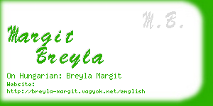 margit breyla business card